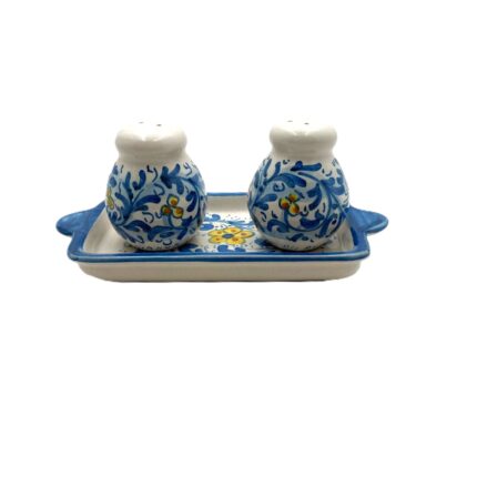 set-sale-e-pepe-ceramica-caltagirone-decorato-ilrustico