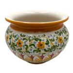 portapiante-ceramica-caltagirone-decorato-ilrustico