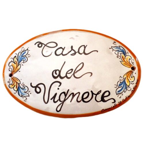targa-ceramica-decorato-ilrustico