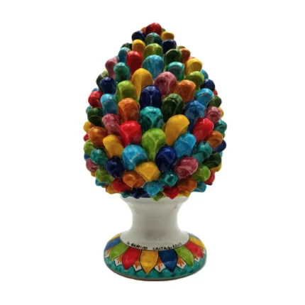 pigna-ceramica-caltagirone-decorato-ilrustico