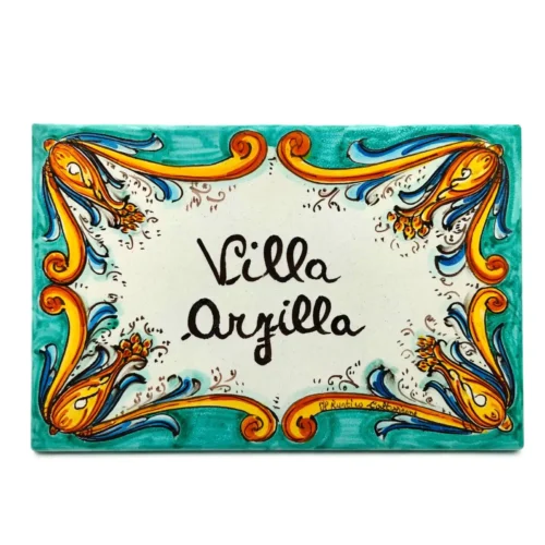 targa-ceramica-decorato-ilrustico