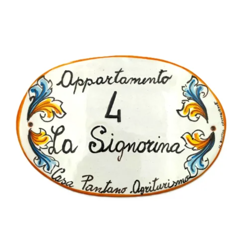 targa-ceramica-decorato-ilrustico