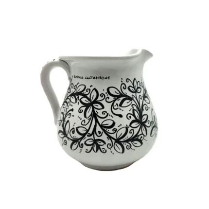 brocca-ceramica-caltagirone-decorato-ilrustico