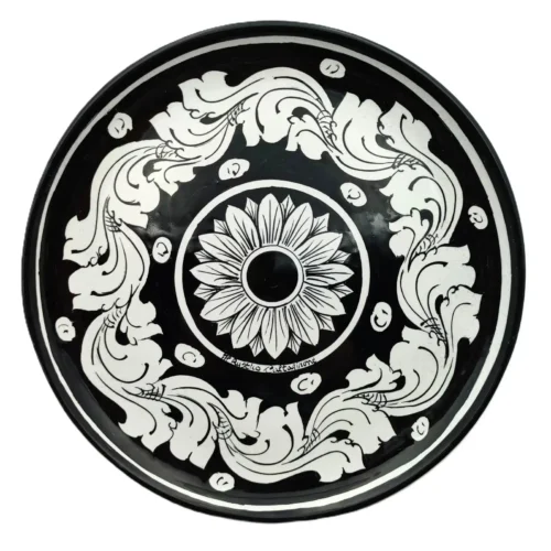 piatto-ceramica-caltagirone-ornato-decorato-ilrustico