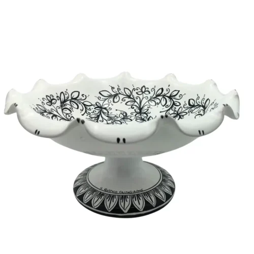 centrotavola-ceramica-caltagirone-decorato-ilrustico