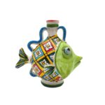 pesce-ceramica-caltagirone-decorato-ilrustico