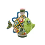 pesce-ceramica-caltagirone-decorato-ilrustico