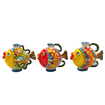 pesce-ceramica-caltagirone-decorato-ilrustico