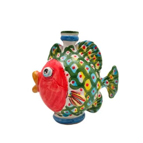 pesce-ceramica-caltagirone-decorato-ilrustico