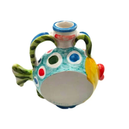 pesce-ceramica-caltagirone-decorato-ilrustico