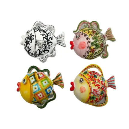 pesce-ceramica-caltagirone-decorato-ilrustico
