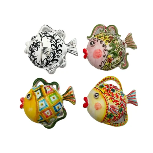 pesce-ceramica-caltagirone-decorato-ilrustico
